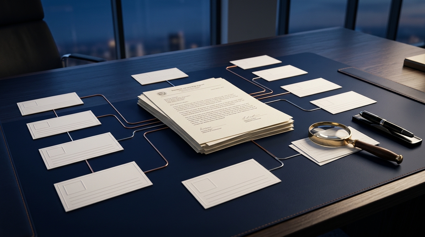 Corporate compliance filing and ownership verification documents for FinCEN BOI reporting